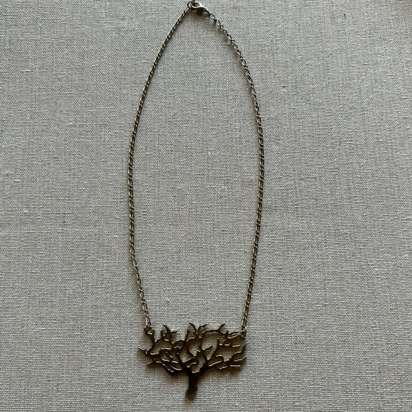 Jewelry - Gold-Tone Barren Tree Necklace